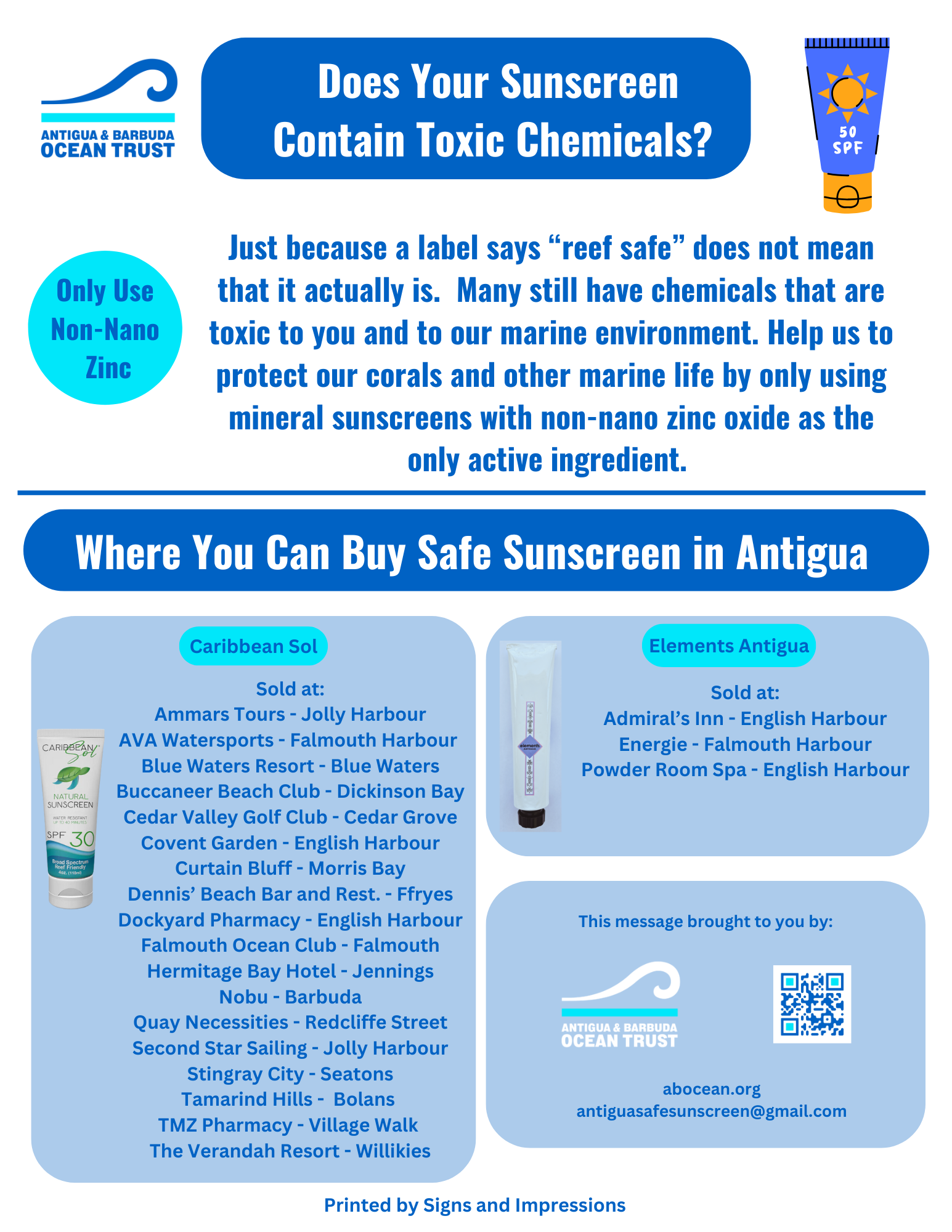 ABOT Sunscreen Initiative — does your sunscreen contain toxic chemicals?